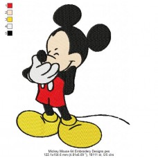 Mickey Mouse 64 Embroidery Designs